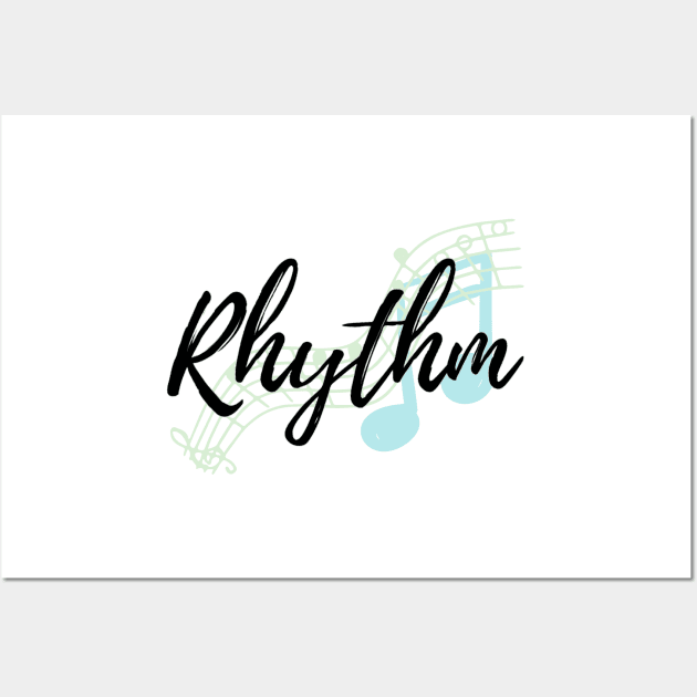 Rhythm Design with Musical Notes Wall Art by ActionFocus